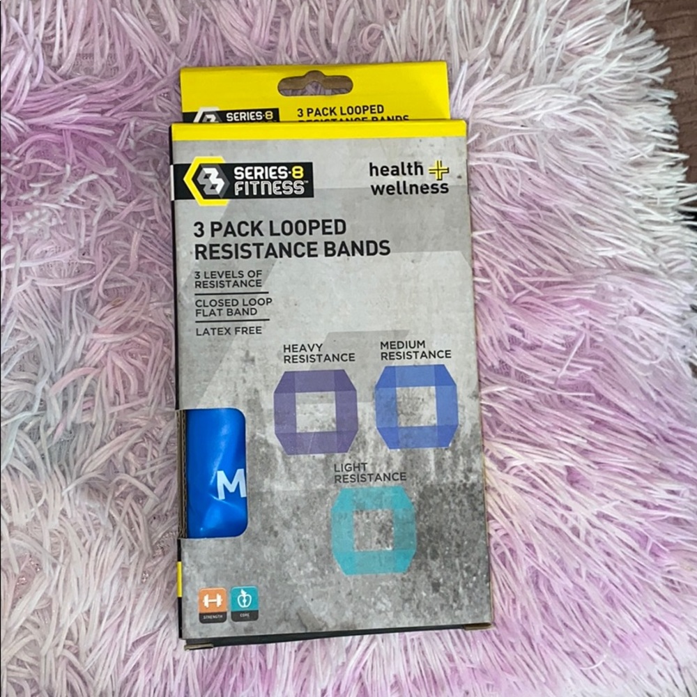 3 pack looped resistance bands!